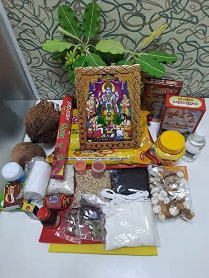 JLT Satyanarayan Puja Samagri Kit (31 Items) Guided by Pandit Ji of Haridwar